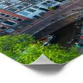 Benutzerdefinierter Text Amsterdam Poster (Ecke)