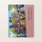 Benutzerdefinierter Text Amsterdam Puzzle (Vertikal)