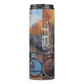 Benutzerdefinierter Text Amsterdam Thermosbecher (Rückseite)