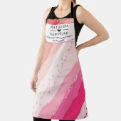 Benutzerdefinierter Text, Aquarellküche Schürze (InSitu)