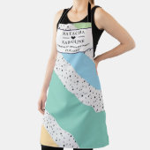 Benutzerdefinierter Text, Aquarellküche Schürze (InSitu)