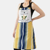 Benutzerdefinierter Text, Aquarellküche Schürze (InSitu)