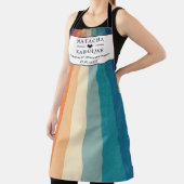 Benutzerdefinierter Text, Aquarellküche Schürze (InSitu)