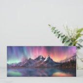 Benutzerdefinierter Text Aurora Borealis (Stehend Vorderseite)