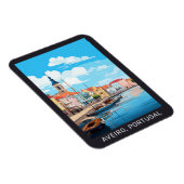 Benutzerdefinierter Text Aveiro Portugal Magnet (Rechte Seite)