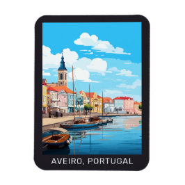 Benutzerdefinierter Text Aveiro Portugal Magnet