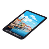 Benutzerdefinierter Text Aveiro Portugal Magnet (Linke Seite)