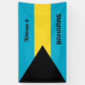 Benutzerdefinierter Text Bahamas Banner (Vertikal)