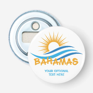 Benutzerdefinierter Text Bahamas Flaschenöffner