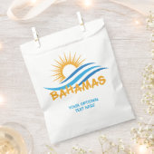 Benutzerdefinierter Text Bahamas Geschenktütchen (Ausgeschnitten)