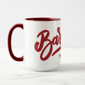 Benutzerdefinierter Text Barcelona Tasse (Links)