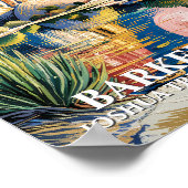 Benutzerdefinierter Text Barker Dam Joshua Tree Va Poster (Ecke)