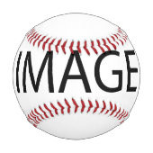 Benutzerdefinierter Text Baseball (Rückseite)