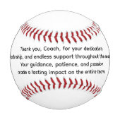 Benutzerdefinierter Text Baseball – Personalisiert (Vorderseite)