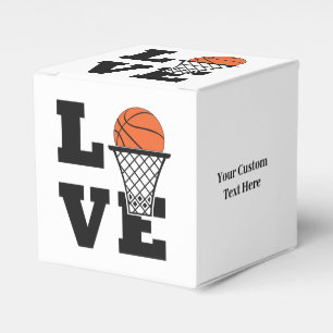 Benutzerdefinierter Text Basketball Liebe Geschenkschachtel