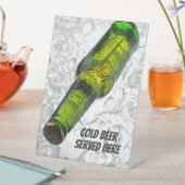 Benutzerdefinierter Text Beer auf Ice Sockelschild (In Situ)