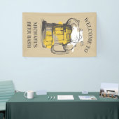 Benutzerdefinierter Text Beer Ilustration Banner (Messeveranstaltung)