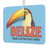 Benutzerdefinierter Text BELIZE Toucan Autolufterfrischer (Links)