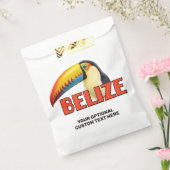 Benutzerdefinierter Text BELIZE Toucan Geschenktütchen (Versiegelt)