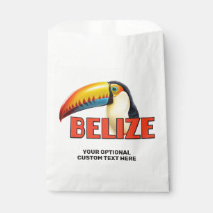 Benutzerdefinierter Text BELIZE Toucan Geschenktütchen