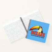 Benutzerdefinierter Text BELIZE Toucan Notizblock (Innenseite)