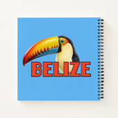 Benutzerdefinierter Text BELIZE Toucan Notizblock (Rückseite)