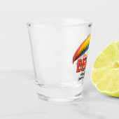 Benutzerdefinierter Text BELIZE Toucan Schnapsglas (Links)