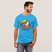 Benutzerdefinierter Text BELIZE Toucan T-Shirt (Vorne ganz)