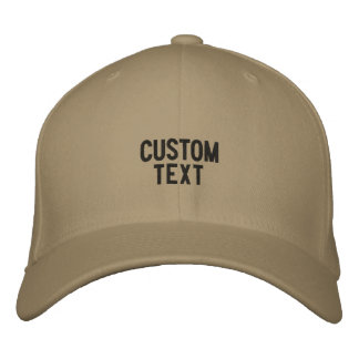 Benutzerdefinierter Text Bestickte Baseballkappe