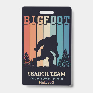 Benutzerdefinierter Text Bigfoot Ausweis