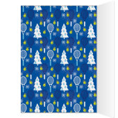 🎾 🎄 Benutzerdefinierter Text, blau und grün Tenn (Innen (Links))