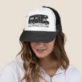 Benutzerdefinierter Text Camper Van Truckerkappe (Beispiel)