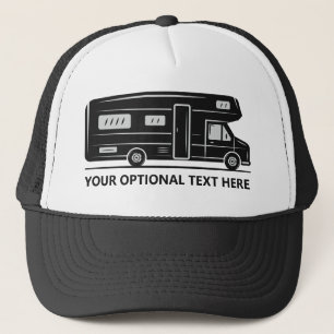 Benutzerdefinierter Text Camper Van Truckerkappe