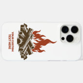 Benutzerdefinierter Text Camping Case-Mate iPhone Hülle (Rückseite (Horizontal))