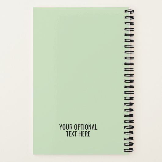 Benutzerdefinierter Text-Cocktail Notizblock (Rückseite)