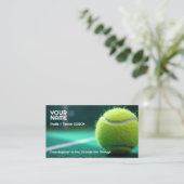🎾Benutzerdefinierter Text, Court Cred Padel- oder Visitenkarte (Stehend Vorderseite)