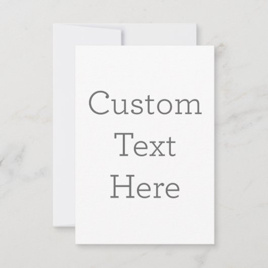 8.89 cm x 12.7 cm Flache Dankeskarte (Vorderseite)