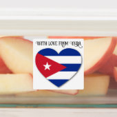 Benutzerdefinierter Text der Cuba Liebe Etiketten (Befestigt)