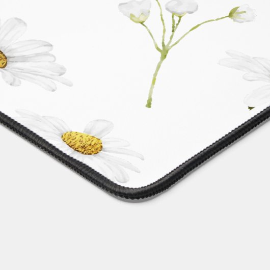 Benutzerdefinierter Text der Daisy-Blume Schreibtischunterlage (Ecke)