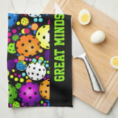 Benutzerdefinierter Text der elektrischen Kundgebu Geschirrtuch (Viertel Falte)