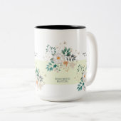 Benutzerdefinierter Text der hellfarbigen Farbe Zweifarbige Tasse (VorderseiteRechts)