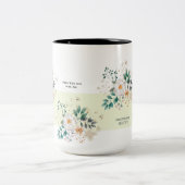 Benutzerdefinierter Text der hellfarbigen Farbe Zweifarbige Tasse (Mittel)