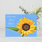 Benutzerdefinierter Text der personalisierten Gelb Karte (Stehend Vorderseite)