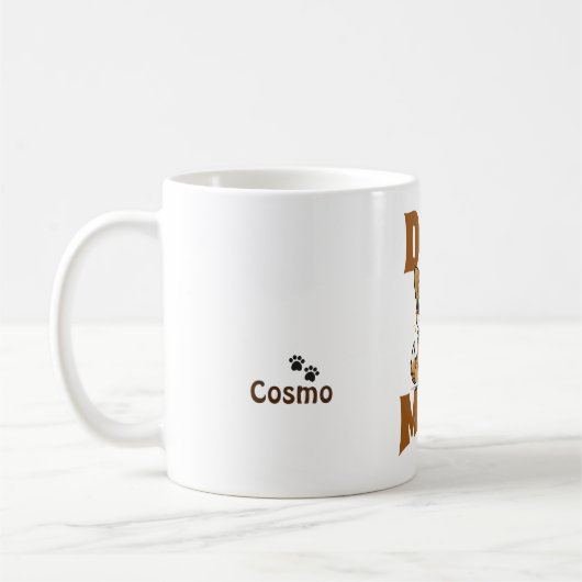 Benutzerdefinierter Text der personalisierten Mama Kaffeetasse (Links)