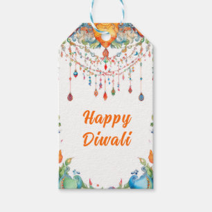 Benutzerdefinierter Text, Diwali Harmony Tag Geschenkanhänger