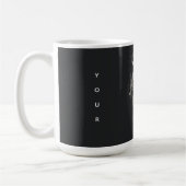 Benutzerdefinierter Text Drache Kaffeetasse (Links)
