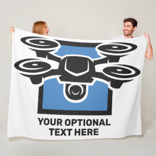 Benutzerdefinierter Text-Drossel Fleecedecke