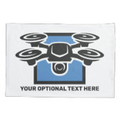 Benutzerdefinierter Text-Drossel Kissenbezug (Rückseite)