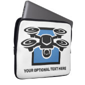 Benutzerdefinierter Text-Drossel Laptopschutzhülle (Vorne Rechts)