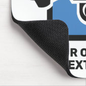 Benutzerdefinierter Text-Drossel Mousepad (Ecke)